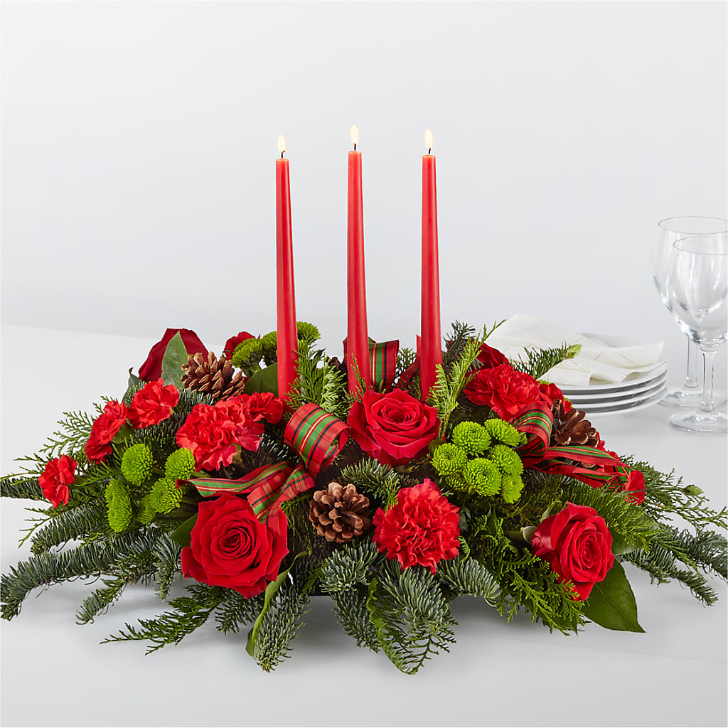 By the Candlelight Centerpiece – Flowers In Spring Llc, Lynchburg VA