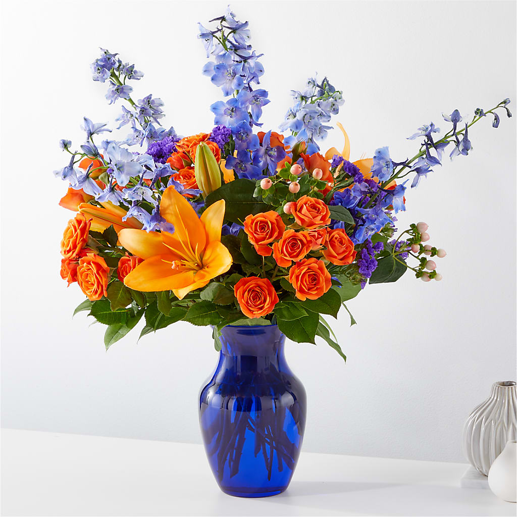 Radiant Citrus Bouquet – Flowers In Spring Llc, Lynchburg VA