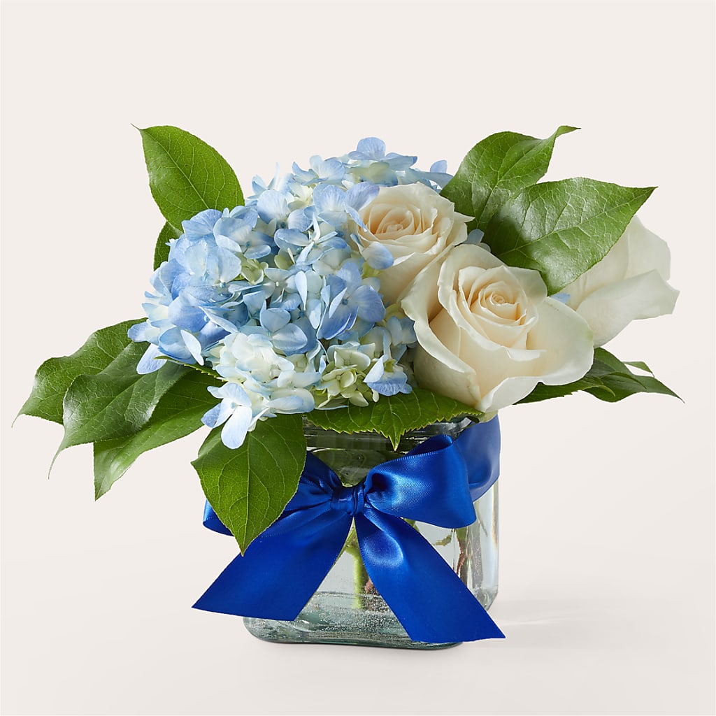 Sky Blue Delight Bouquet – Flowers In Spring Llc, Lynchburg VA