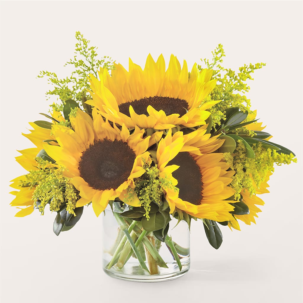 Beaming Sunflower Bouquet – Flowers In Spring Llc, Lynchburg VA