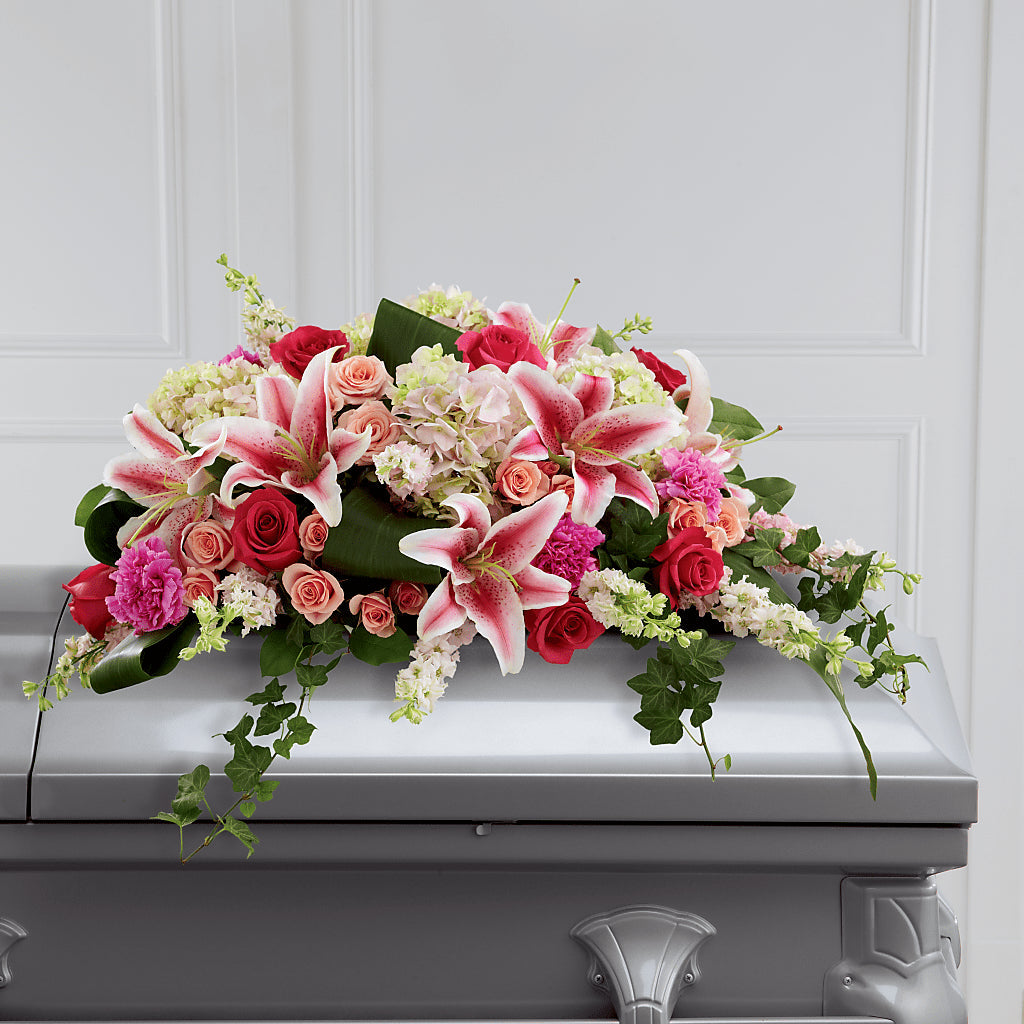 Splendid Grace Casket Spray – Flowers In Spring Llc, Lynchburg VA
