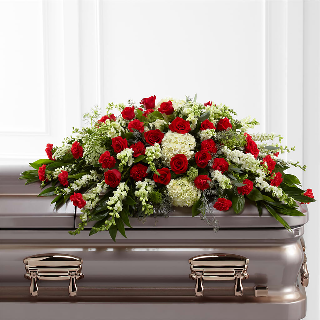 Sincerity Casket Spray – Flowers In Spring Llc, Lynchburg VA