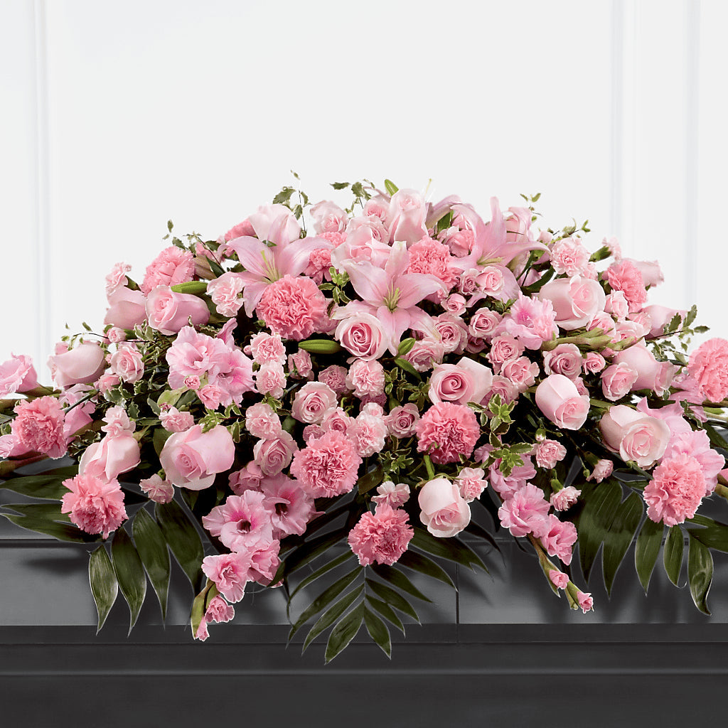 Garden of Comfort Casket Spray (Standard) – Flowers In Spring Llc, Lynchburg VA