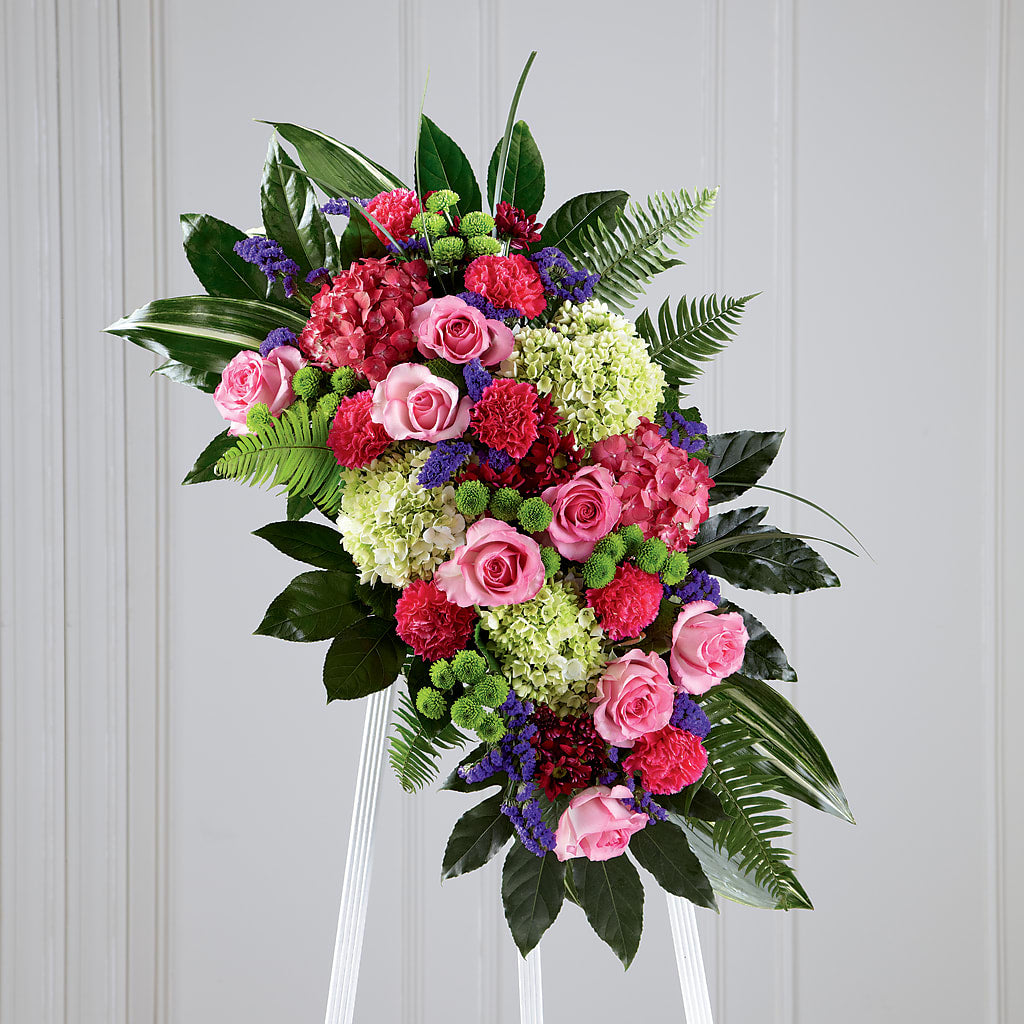 Refreshing Mix Standing Spray – Flowers In Spring Llc, Lynchburg VA