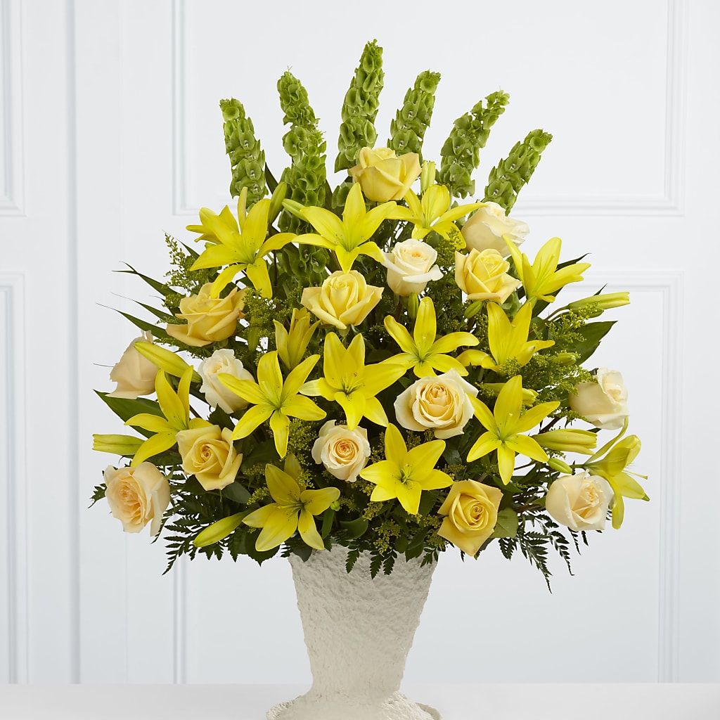 Golden Memories Arrangement – Flowers In Spring Llc, Lynchburg VA
