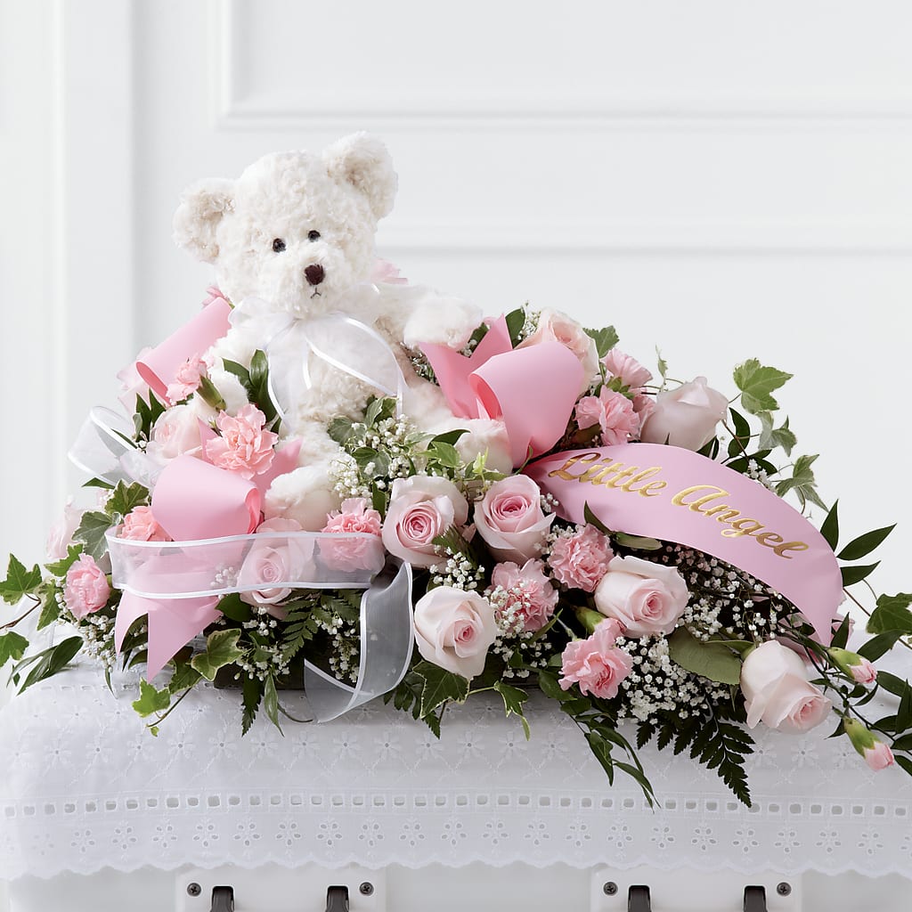 Touch of Sympathy Casket Spray – Flowers In Spring Llc, Lynchburg VA