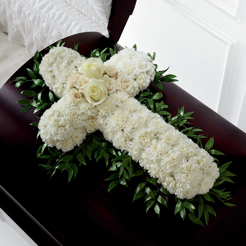 Peaceful Memories Casket Spray (Standard) – Flowers In Spring Llc, Lynchburg VA