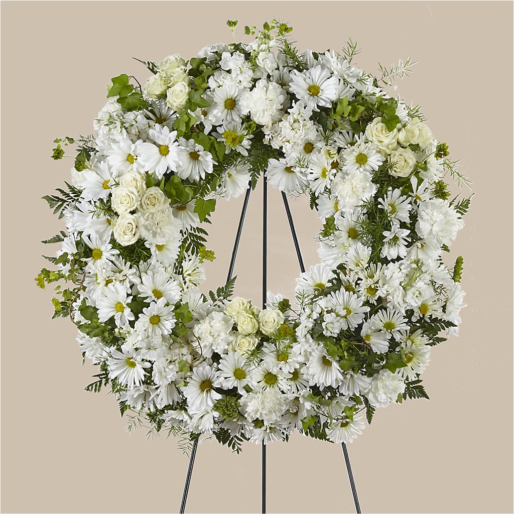Faithful Wishes Wreath – Flowers In Spring Llc, Lynchburg VA