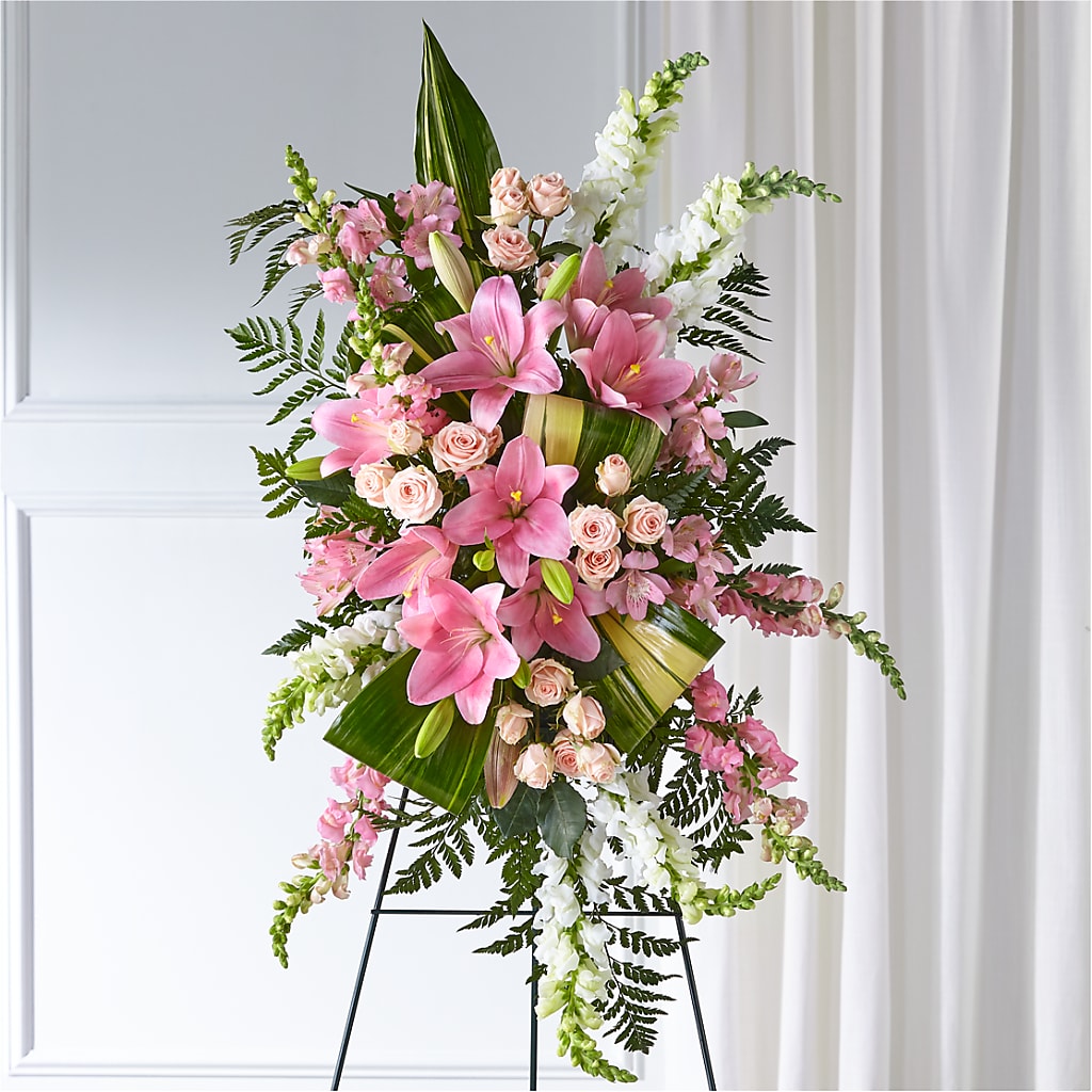 Elegant Embrace Standing Spray – Flowers In Spring Llc, Lynchburg VA