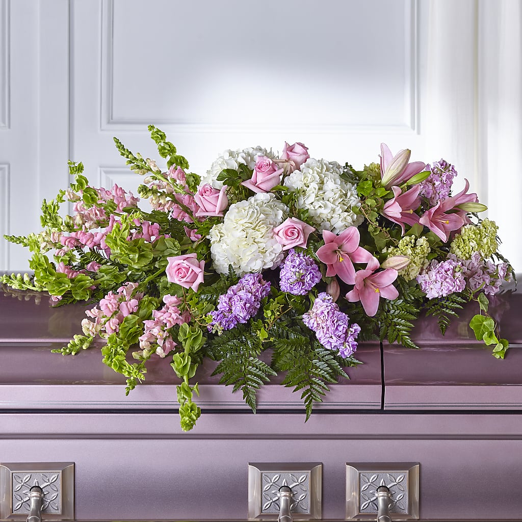 Life's Gratitude Casket Spray – Flowers In Spring Llc, Lynchburg VA