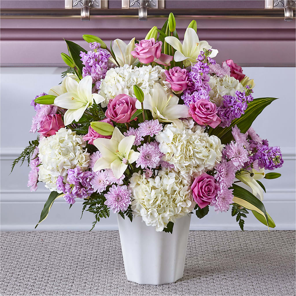 Heaven Sent Floor Basket – Flowers In Spring Llc, Lynchburg VA