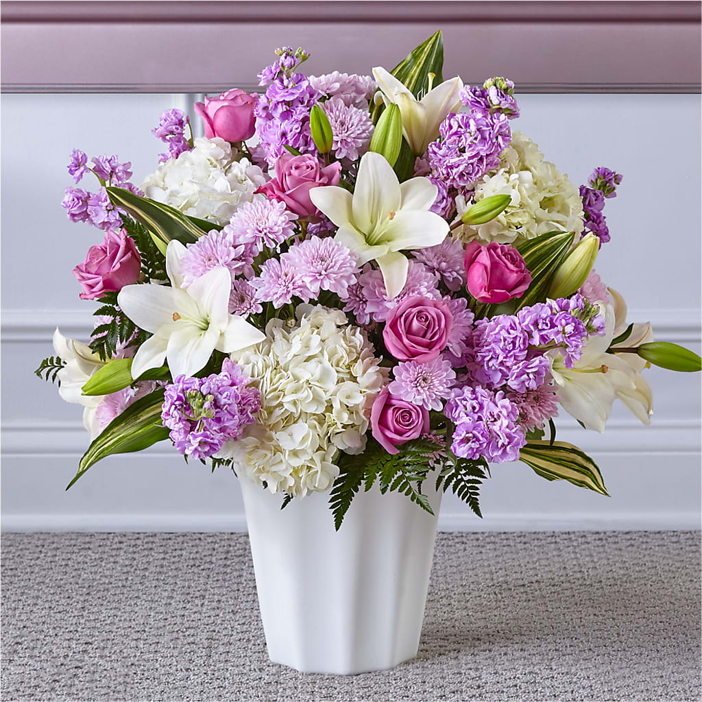 Heaven Sent Floor Basket – Flowers In Spring Llc, Lynchburg VA