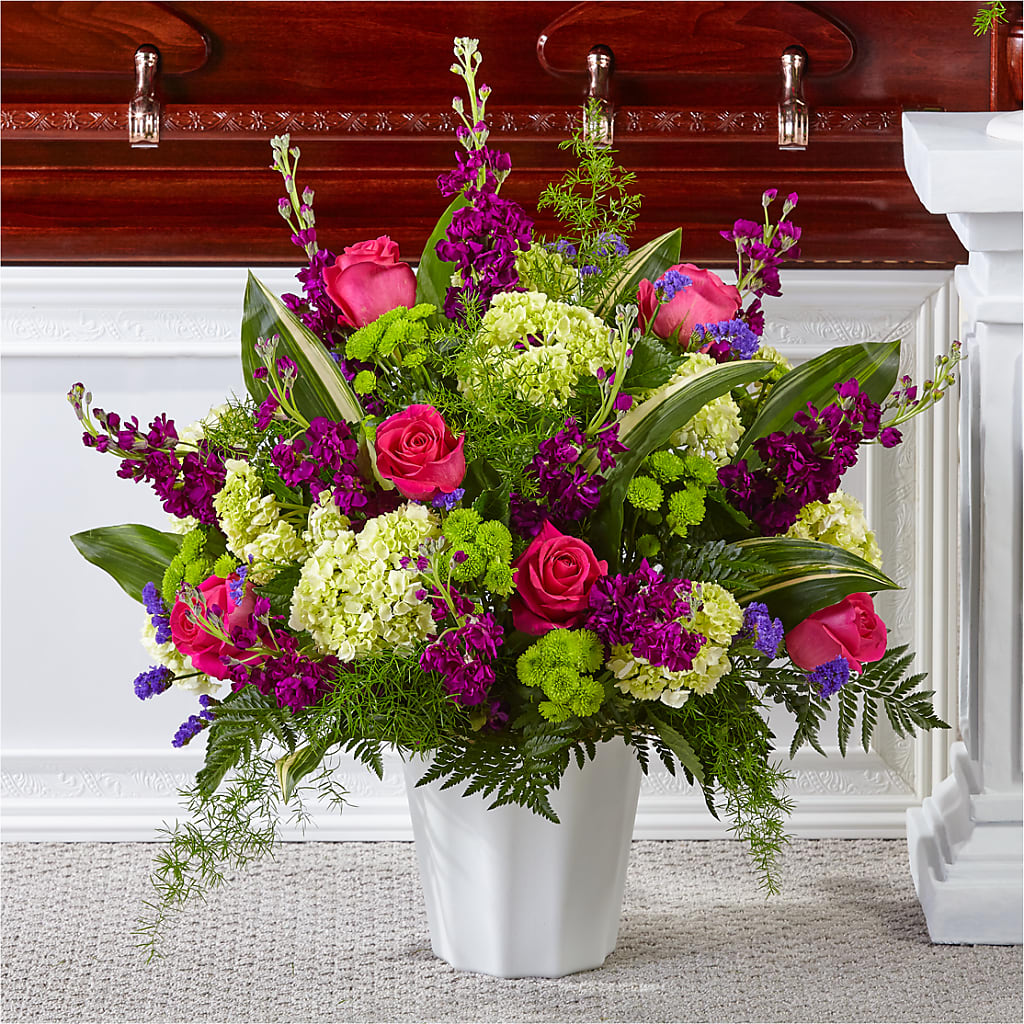 Beautiful Horizons Floor Basket – Flowers In Spring Llc, Lynchburg VA
