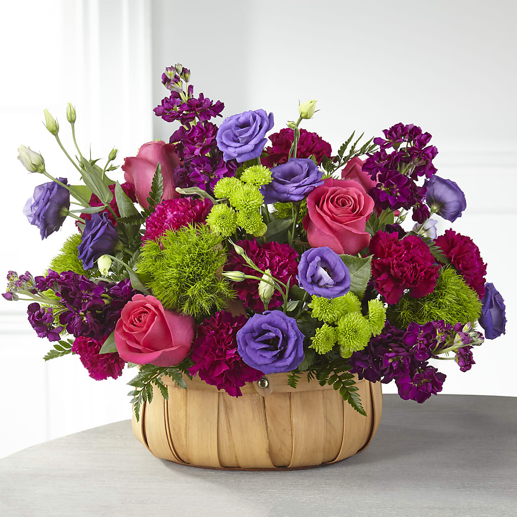 Serene Sanctuary Basket – Flowers In Spring Llc, Lynchburg VA