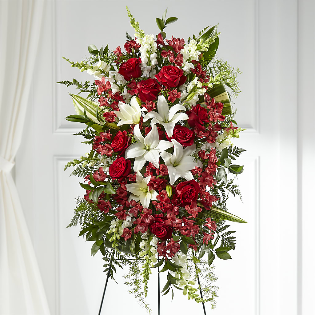 Everlasting Memory Standing Spray – Flowers In Spring Llc, Lynchburg VA