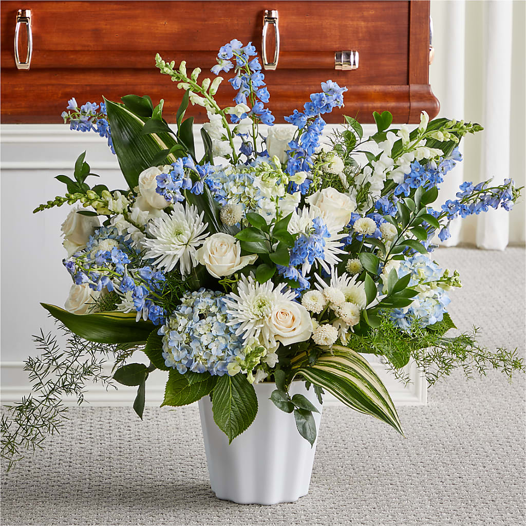 Everlasting Memories Floor Basket – Flowers In Spring Llc, Lynchburg VA