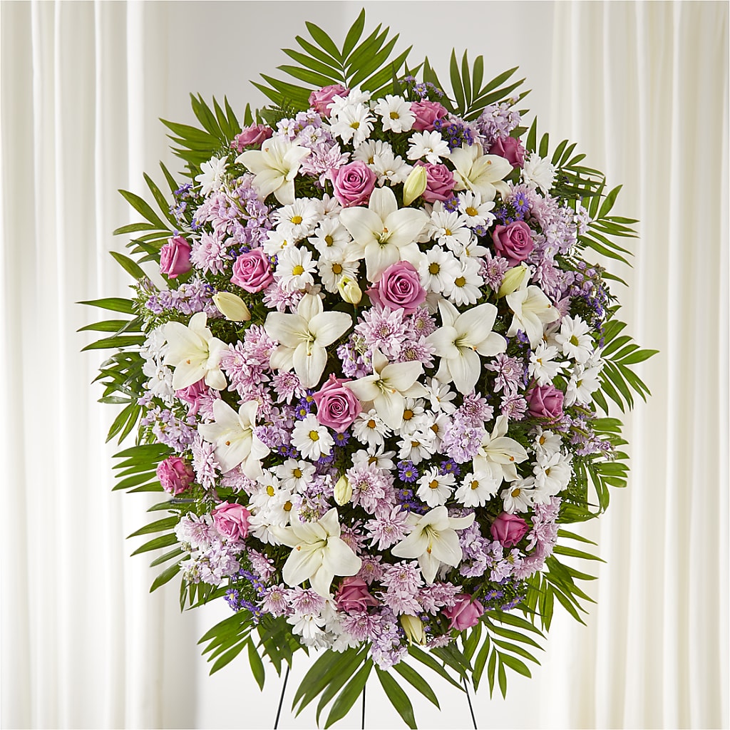 Surrounded by Love Standing Spray – Flowers In Spring Llc, Lynchburg VA