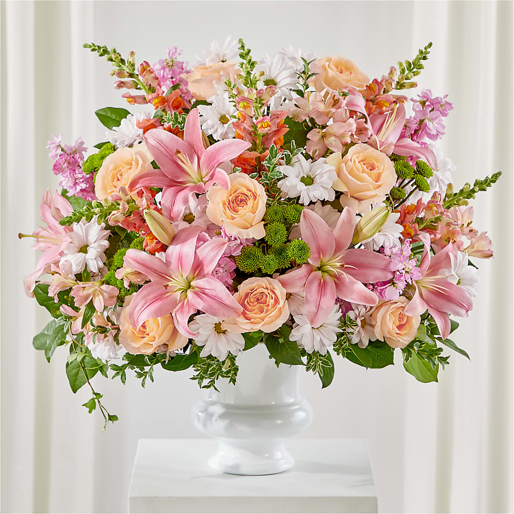 Heartfelt Gesture Urn Arrangement – Flowers In Spring Llc, Lynchburg VA
