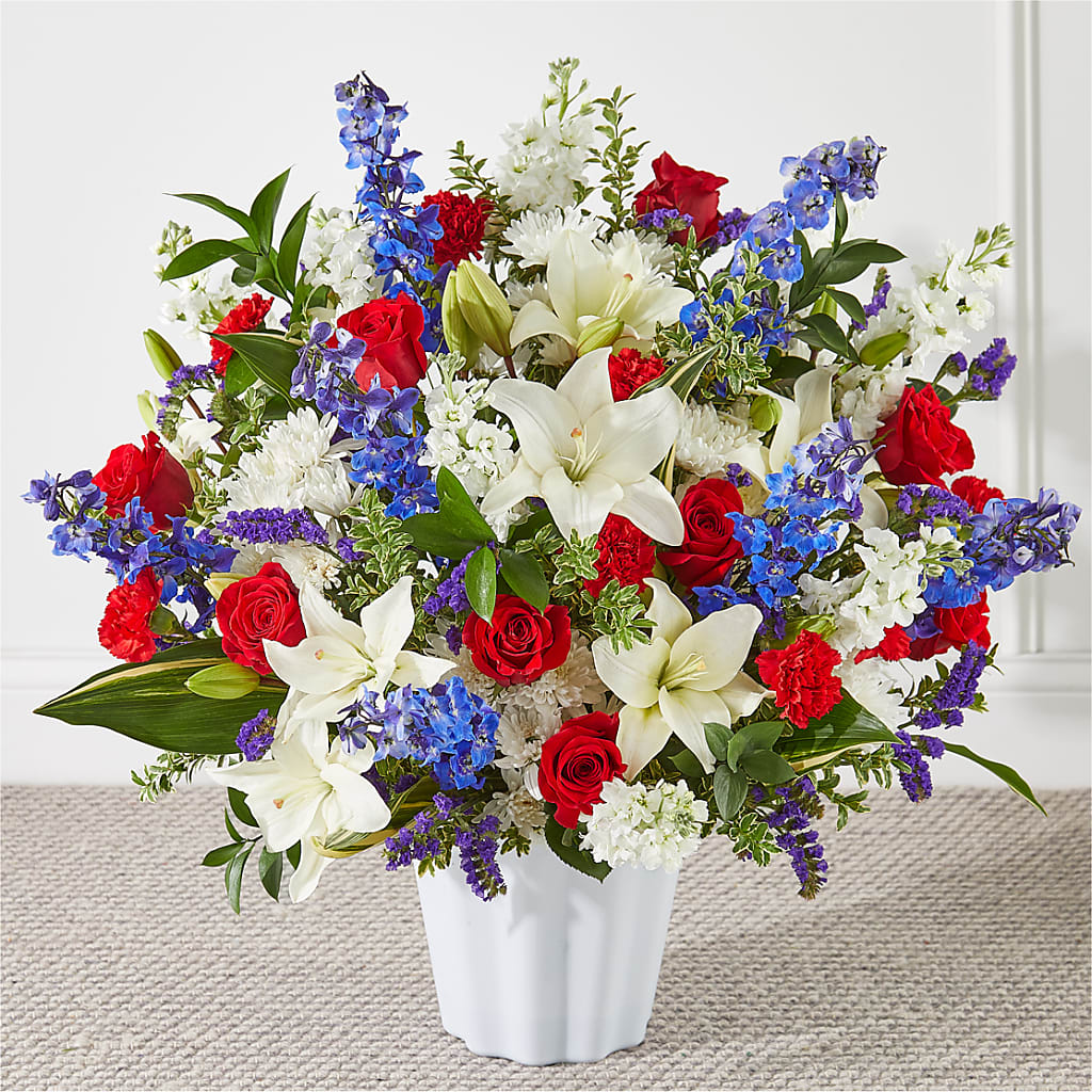 Consoled Floor Basket – Flowers In Spring Llc, Lynchburg VA