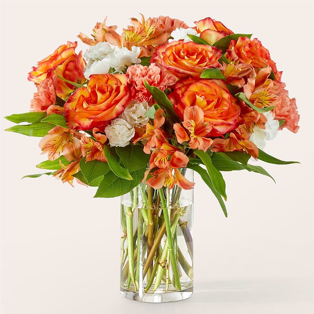 Apricot Glow Bouquet – Flowers In Spring Llc, Lynchburg VA