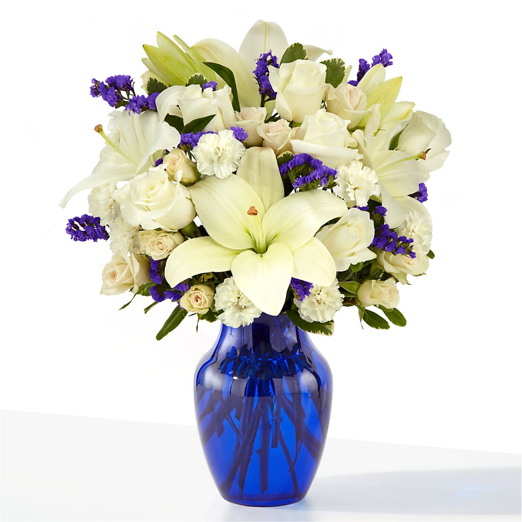 Sapphire Rush Bouquet – Flowers In Spring Llc, Lynchburg VA