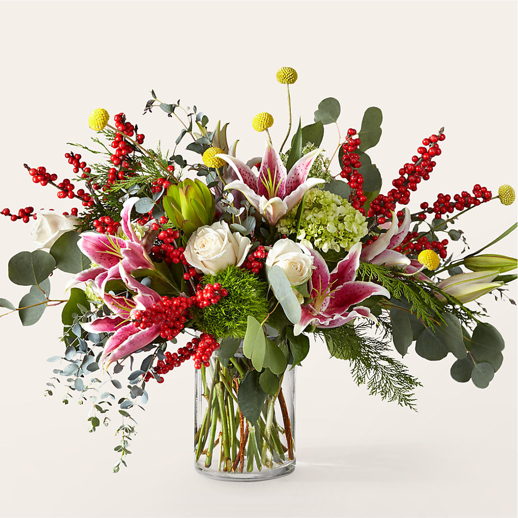 Berry & Bright Bouquet – Flowers In Spring Llc, Lynchburg VA
