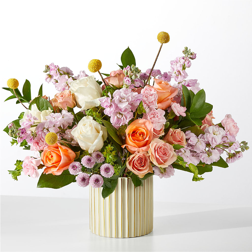 French Market Bouquet with Ivory Vase – Flowers In Spring Llc, Lynchburg VA