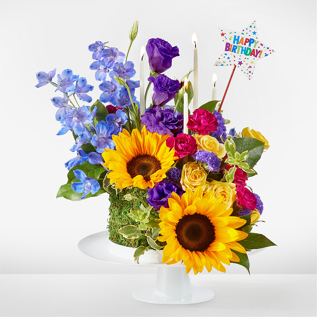 Star of the Day Floral Cake – Flowers In Spring Llc, Lynchburg VA