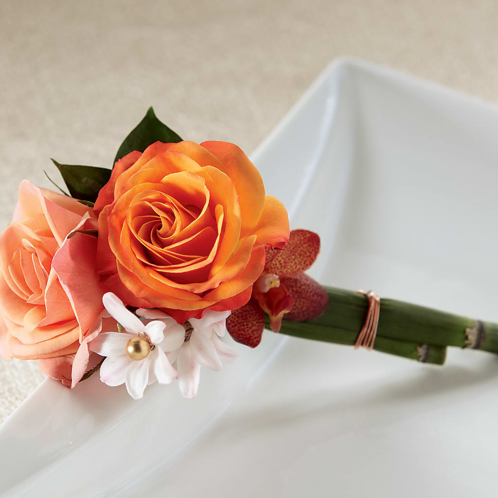 Sunset Dream Boutonniere – Flowers In Spring Llc, Lynchburg VA