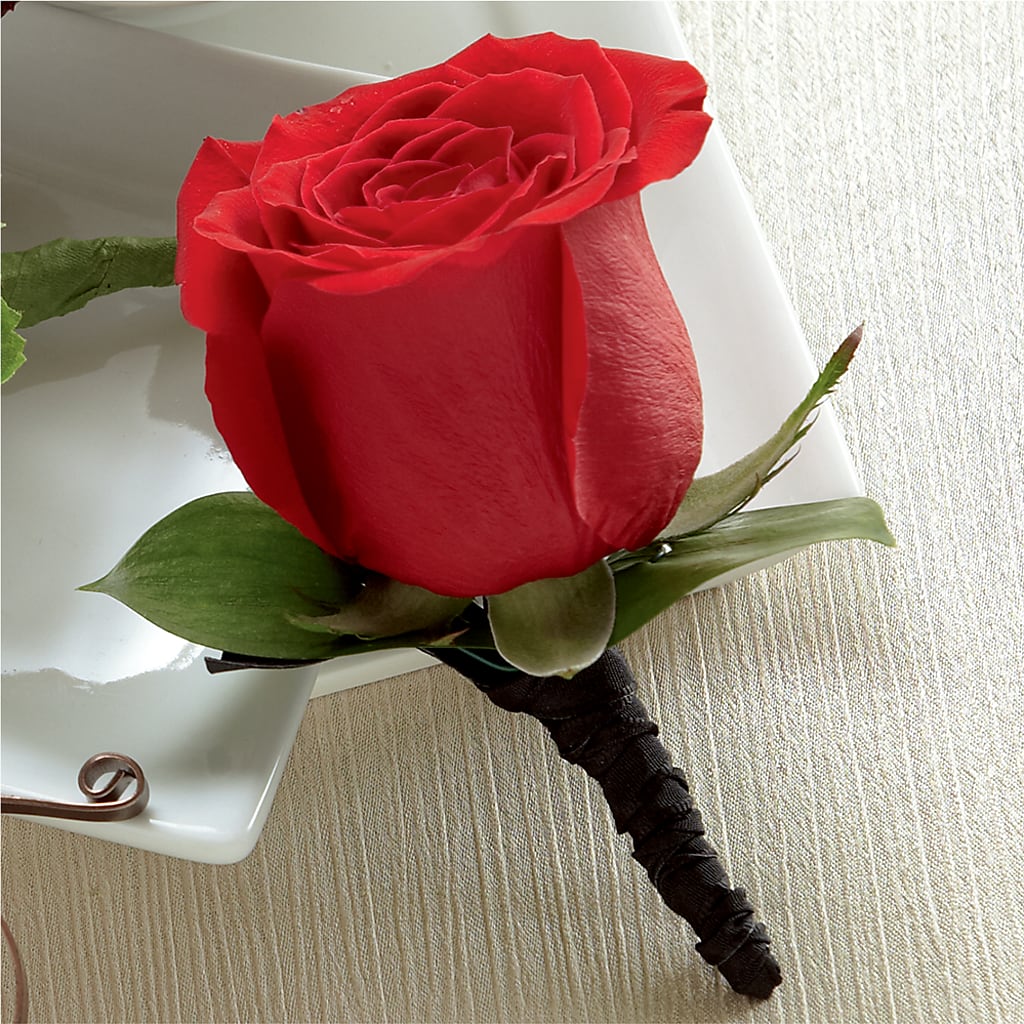 Red Rose Boutonniere – Flowers In Spring Llc, Lynchburg VA