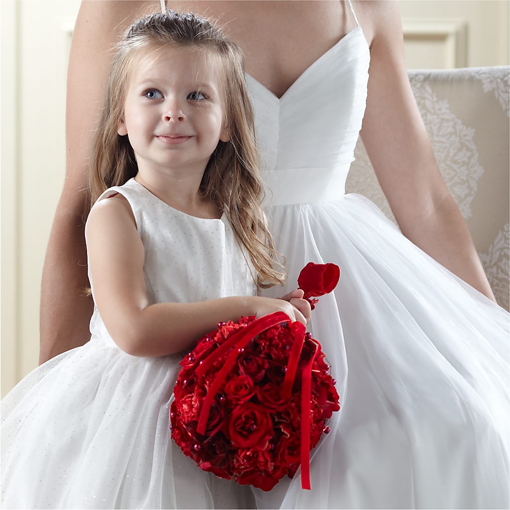 Pure at Heart Flower Girl Arrangement – Flowers In Spring Llc, Lynchburg VA
