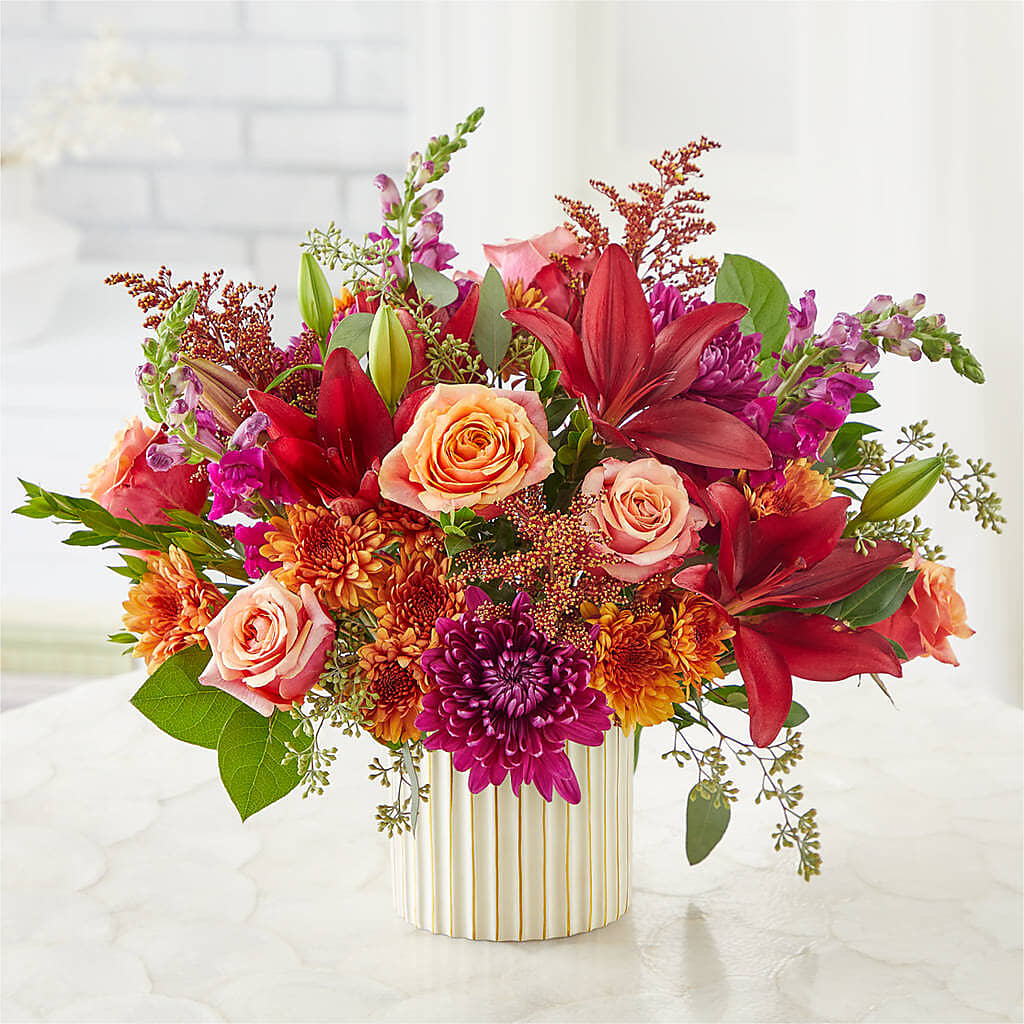 Burgundy Landscape Bouquet –  Flowers In Spring Llc, Lynchburg VA