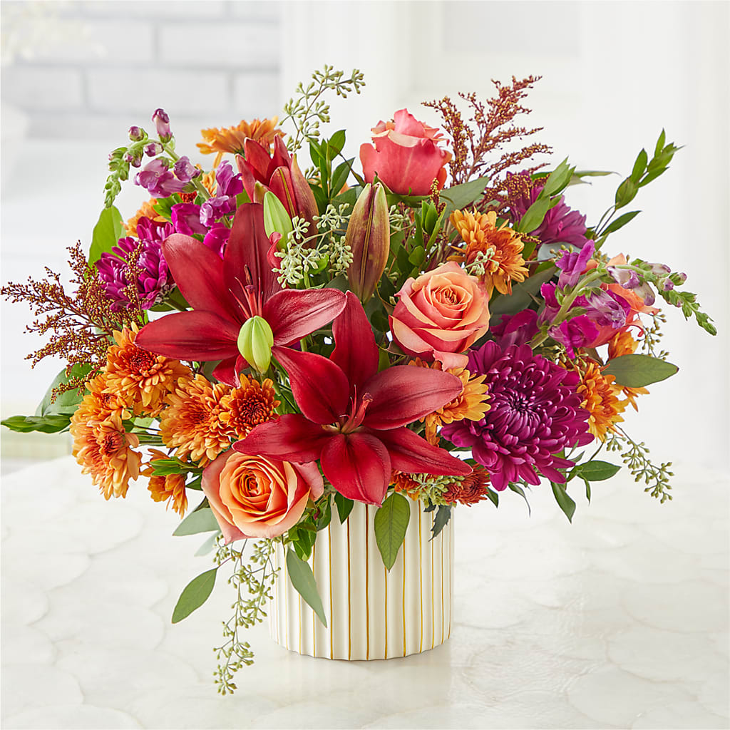 Burgundy Landscape Bouquet –  Flowers In Spring Llc, Lynchburg VA