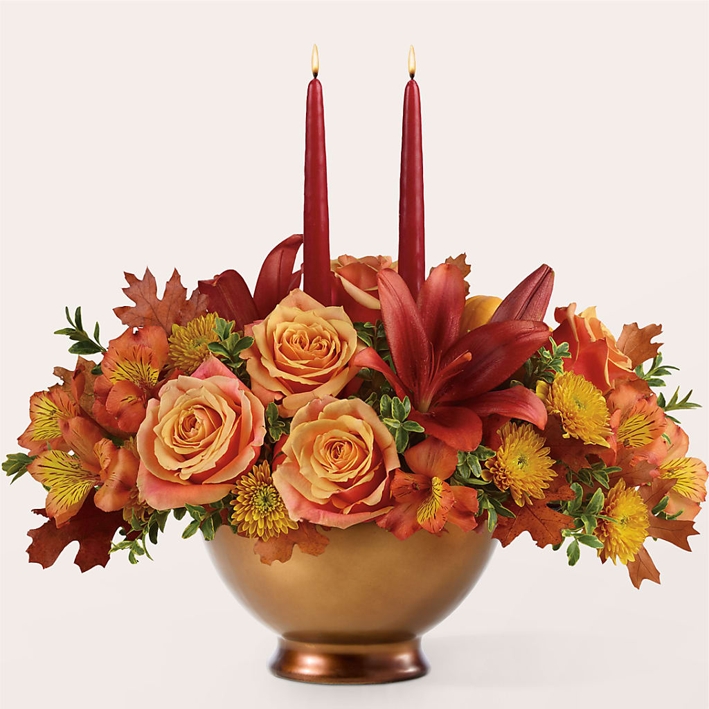 Harvest Table Centerpiece –  Flowers In Spring Llc, Lynchburg VA