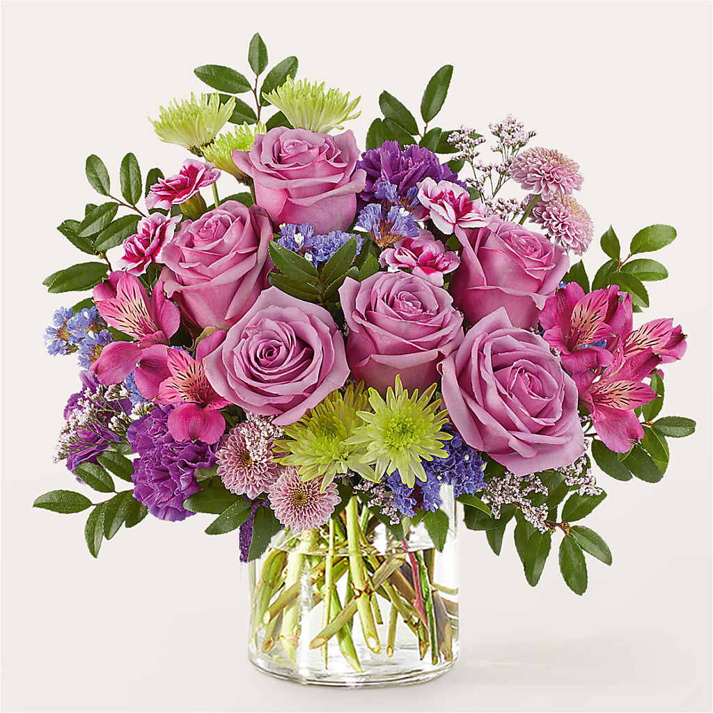 Glass Half Full Bouquet –  Flowers In Spring Llc, Lynchburg VA