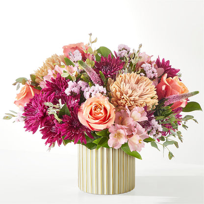 Berry Cobbler Bouquet with Ivory Vase –  Flowers In Spring Llc, Lynchburg VA