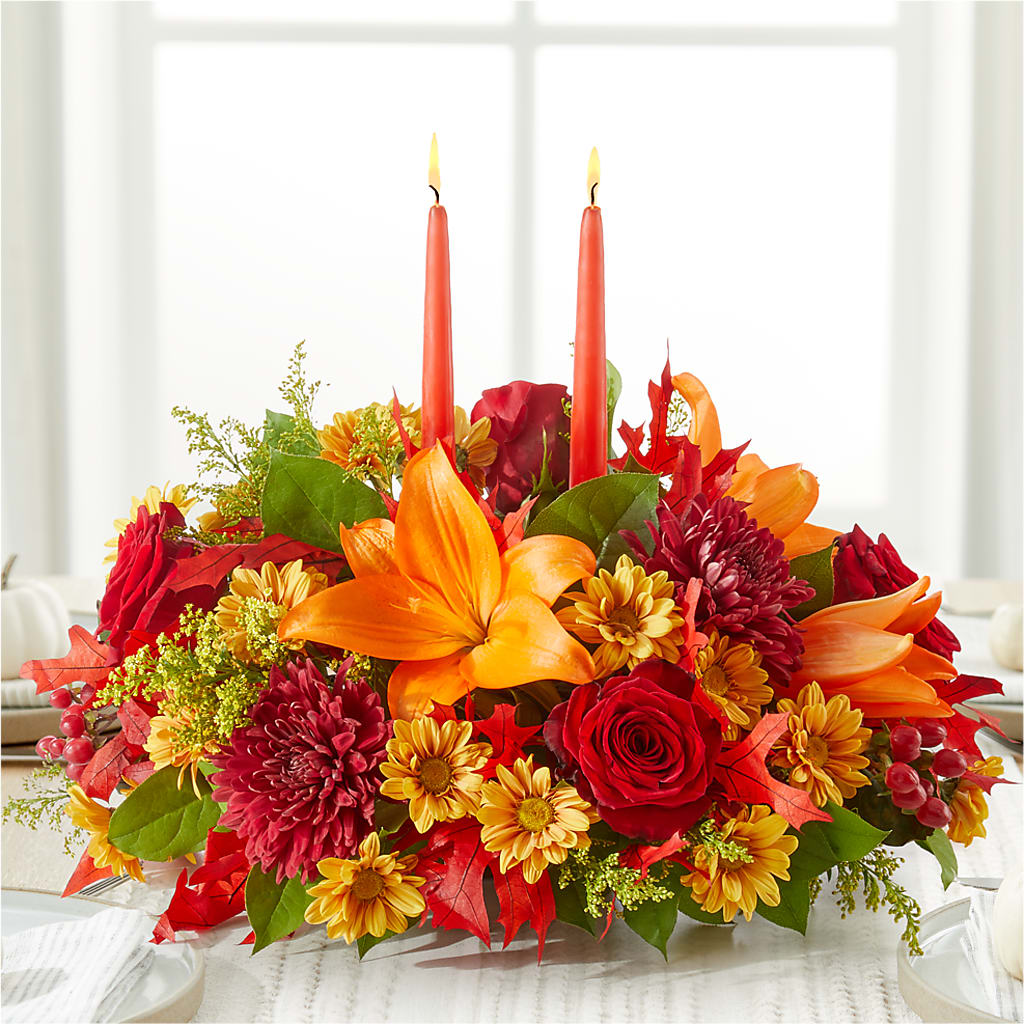 Autumn's Embrace Centerpiece –  Flowers In Spring Llc, Lynchburg VA