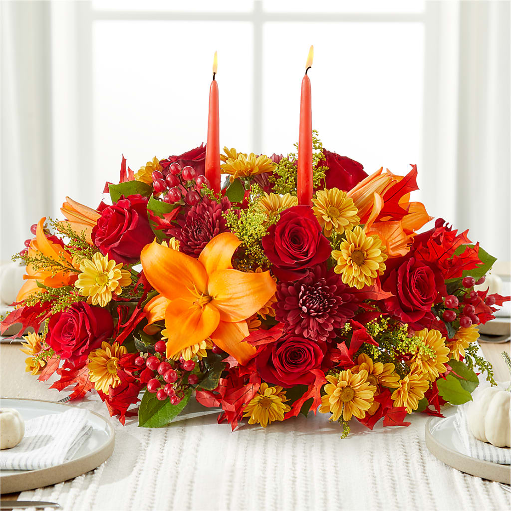 Autumn's Embrace Centerpiece –  Flowers In Spring Llc, Lynchburg VA