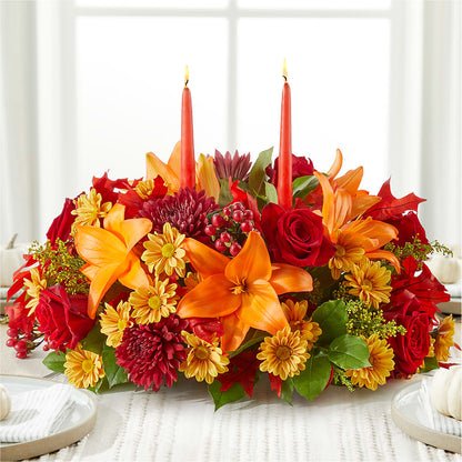 Autumn's Embrace Centerpiece –  Flowers In Spring Llc, Lynchburg VA