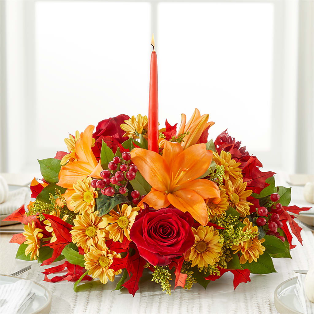 Autumn's Embrace Centerpiece –  Flowers In Spring Llc, Lynchburg VA